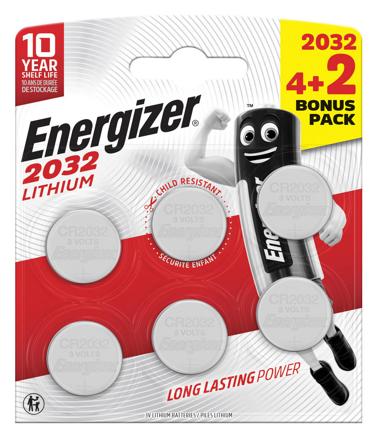 Energizer Knopfzelle Knopfzelle_CR2032_Energizer_4+2er - Energizer