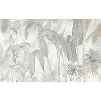 Komar Fototapete Linierte Lilien B/L: ca. 400x250 cm Linierte Lilien - (400,00/250,00cm) - Komar