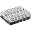 Geschirrtuch Geschirrtuch_Frottee_2erPack grau - weiß/grau (40,00/60,00cm) - POCOline