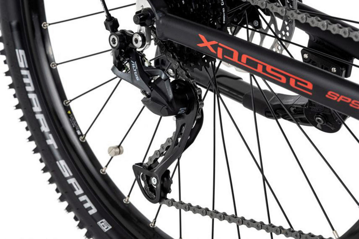 Adore Mountain E-Bike Xpose 27,5'' Xpose 27,5 Zoll Rahmenhöhe 51 cm 9 Gänge schwarz schwarz ca. 250 W ca. 36 V ca. 27,5 Zoll Xpose - schwarz - Adore