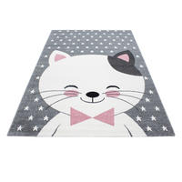 Ayyildiz Teppich KIDS pink B/L: ca. 200x290 cm KIDS - pink (200,00/290,00cm) - Ayyildiz