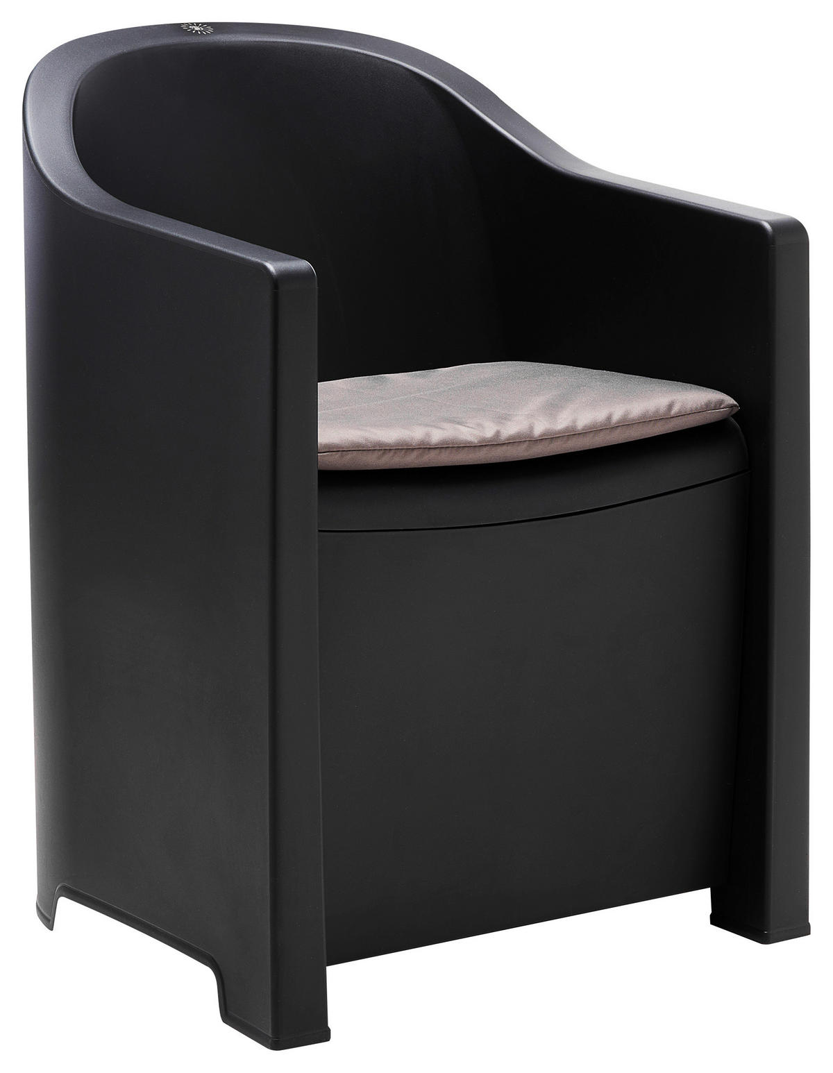 ProGarden Loungeset Luna anthrazit Kunststoff Luna - anthrazit - ProGarden