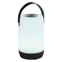 LED-Nachtlicht weiß schwarz B/H/D: ca. 10,5x10,5x18,8 cm Akku-LED-Tischleuchte - weiß/schwarz (18,80/10,50cm) - Grundig