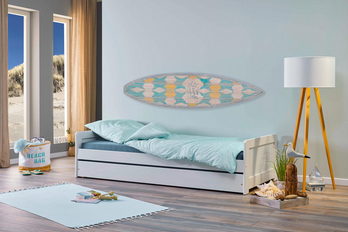 Sofabett SURF 90x190 weiß SURF 90x190 - weiß (198,50/96,40/52,50cm) - Inter Link