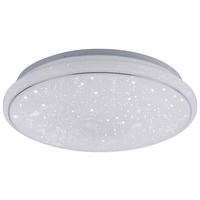 Just Light Smarte LED-Deckenleuchte JUPI 14743-16 weiß Kunststoff H/D: ca. 11x44 cm 1 Brennstellen LOLAsmart-JUPI - weiß (44,00/11,00cm) - Just Light