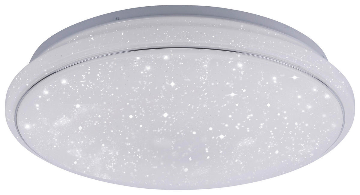 Just Light Smarte LED-Deckenleuchte JUPI 14743-16 weiß Kunststoff H/D: ca. 11x44 cm 1 Brennstellen LOLAsmart-JUPI - weiß (44,00/11,00cm) - Just Light