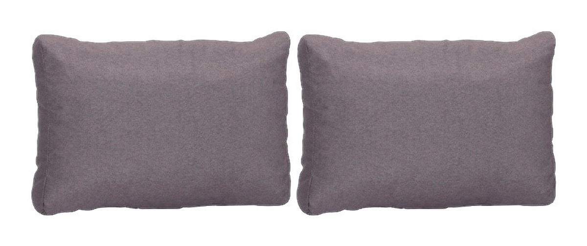 Beo Loungekissen-Set hellgrau Polyester-Mischgewebe B/H/T: ca. 120x80x16 cm 3er Set Loungekissen-Set - hellgrau (120,00/80,00/16,00cm) - Beo