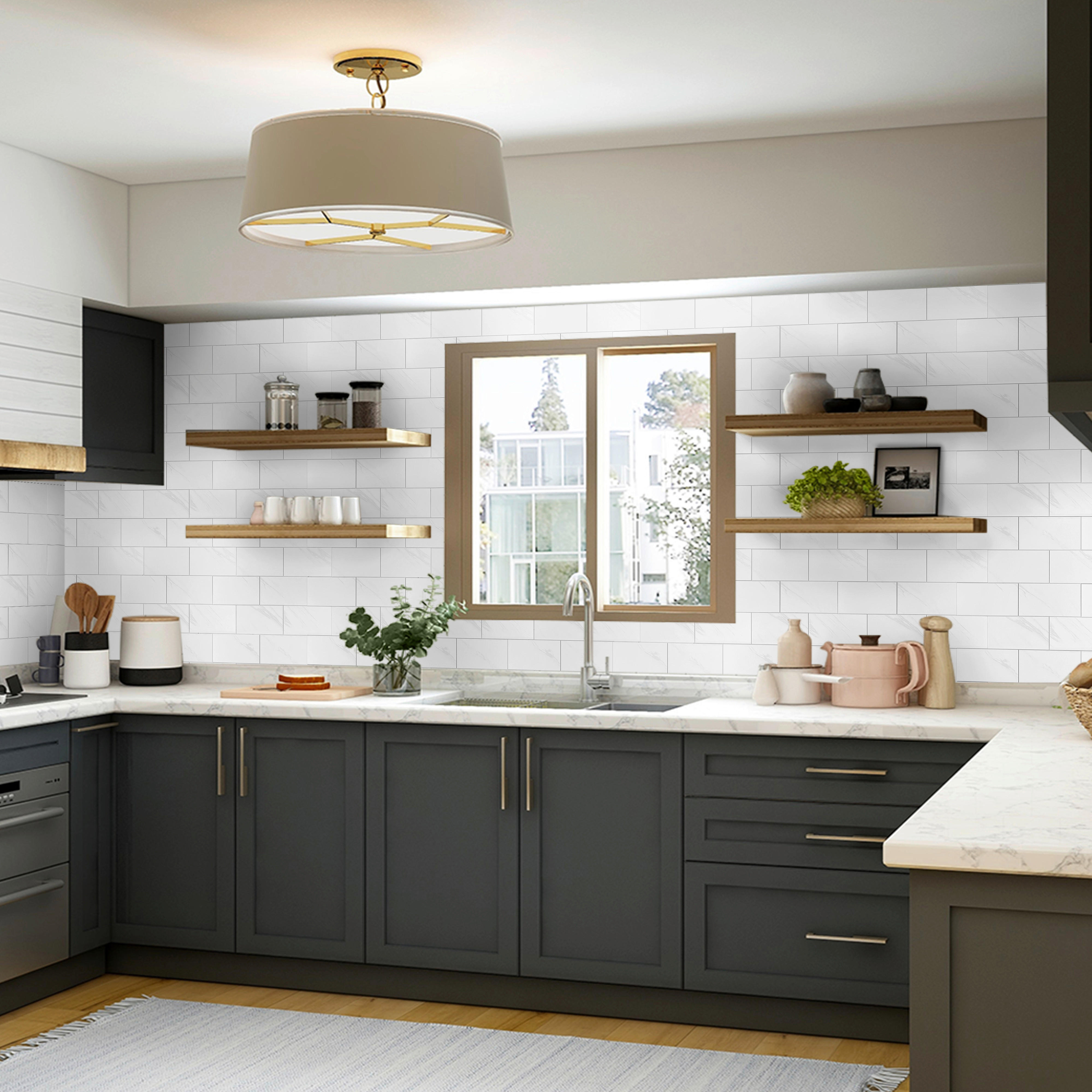 Thumbnail - Wandfliesen weiß B/L: ca. 30,5x30,5 cm