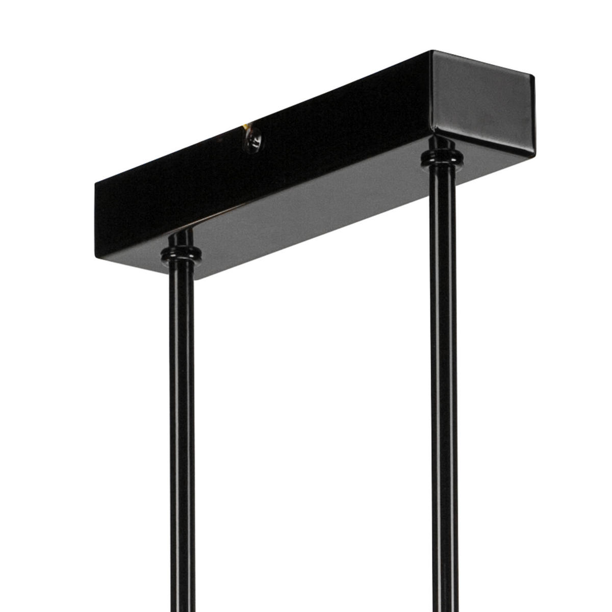 Lamkur Deckenleuchte ASTRID 42855 schwarz Stahl H/L: ca. 32x53 cm E27 4 Brennstellen Astrid - schwarz (53,00cm) - Lamkur