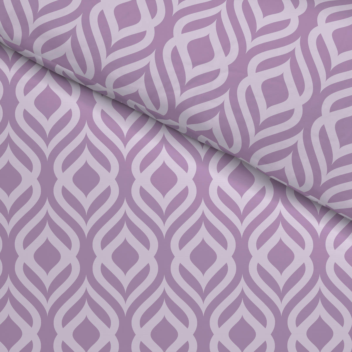 Microfaser Bettwäsche Bettwäsche_Microfaser Raute - rosa (135,00/200,00cm) - Sensation