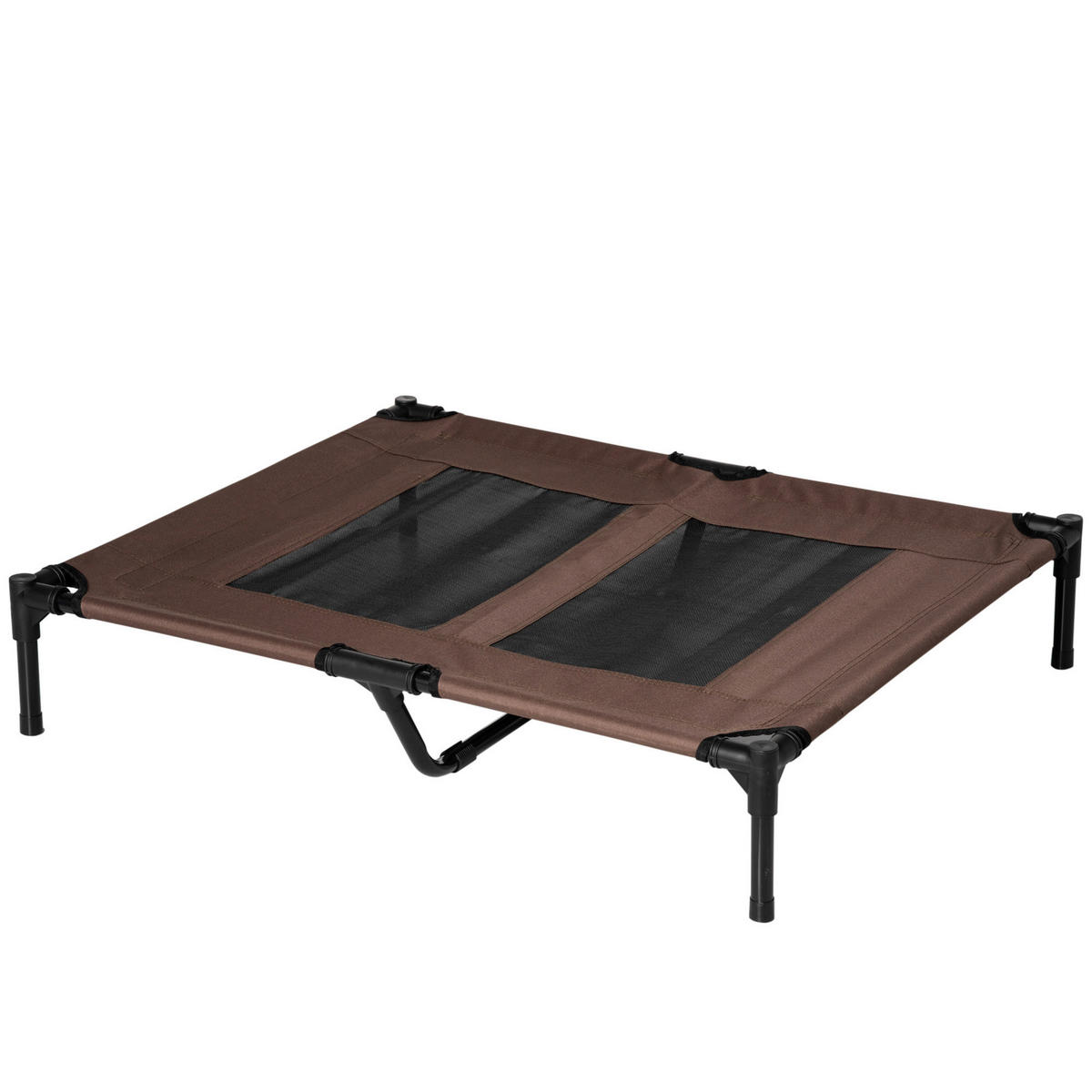 PawHut Hunde-Zubehör braun Polypropylen B/H/L: ca. 76x92x18 cm Hundeliege - braun (18,00/76,00/92,00cm) - PawHut