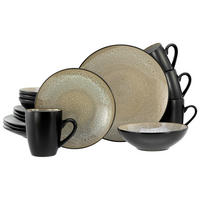 CreaTable Kombiservice Malmö beige Steinzeug 16 tlg. Malmö - beige - CreaTable