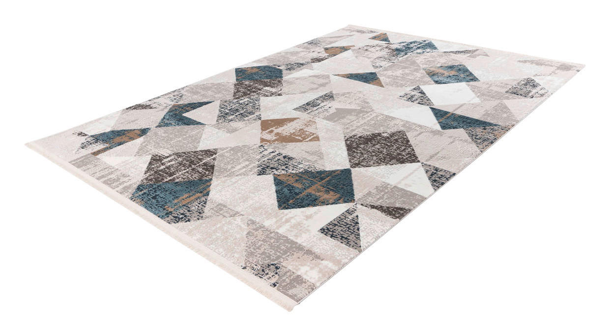 360Living Teppich Akropolis grau B/L: ca. 120x180 cm Akropolis - rosa/grau (120,00/180,00cm) - 360Living