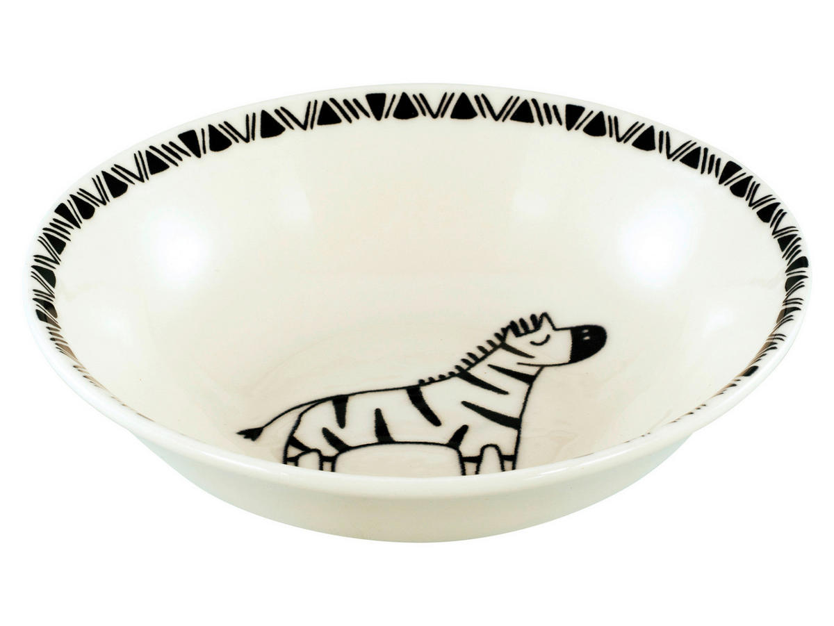 CreaTable Mehrzweckschalen Safari mehrfarbig Steinzeug D: ca. 18,6 cm Safari - mehrfarbig (18,60cm) - CreaTable