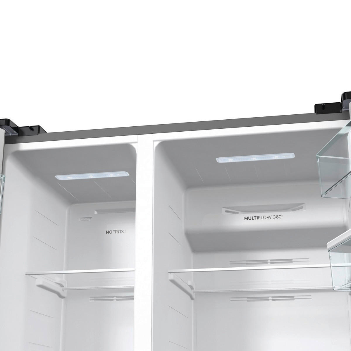 Gorenje Side-by-Side Inox B/H/T: ca. 91x178,6x64,3 cm Side-by-Side NRR9185DAXLWD - Inox (91,00/178,60/64,30cm) - Gorenje
