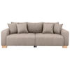 Big Sofa Alpha New dunkelbeige Microfaser B/H/T: ca. 244x85x112 cm Alpha New - buche/dunkelbeige (244,00/85,00/112,00cm)