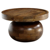 Couchtisch braun H/D: ca. 31x50 cm Couchtisch - braun (50,00/31,00cm) - Wohnling