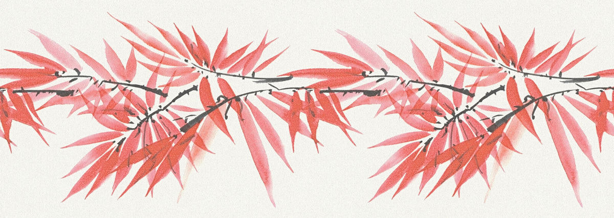 A.S.Création Bordüre weiß rot schwarz B/H/D: ca. 17x500x6,8 cm Bordüre_selbstklebend - weiß/rot (6,80/500,00cm) - A.S.Creation