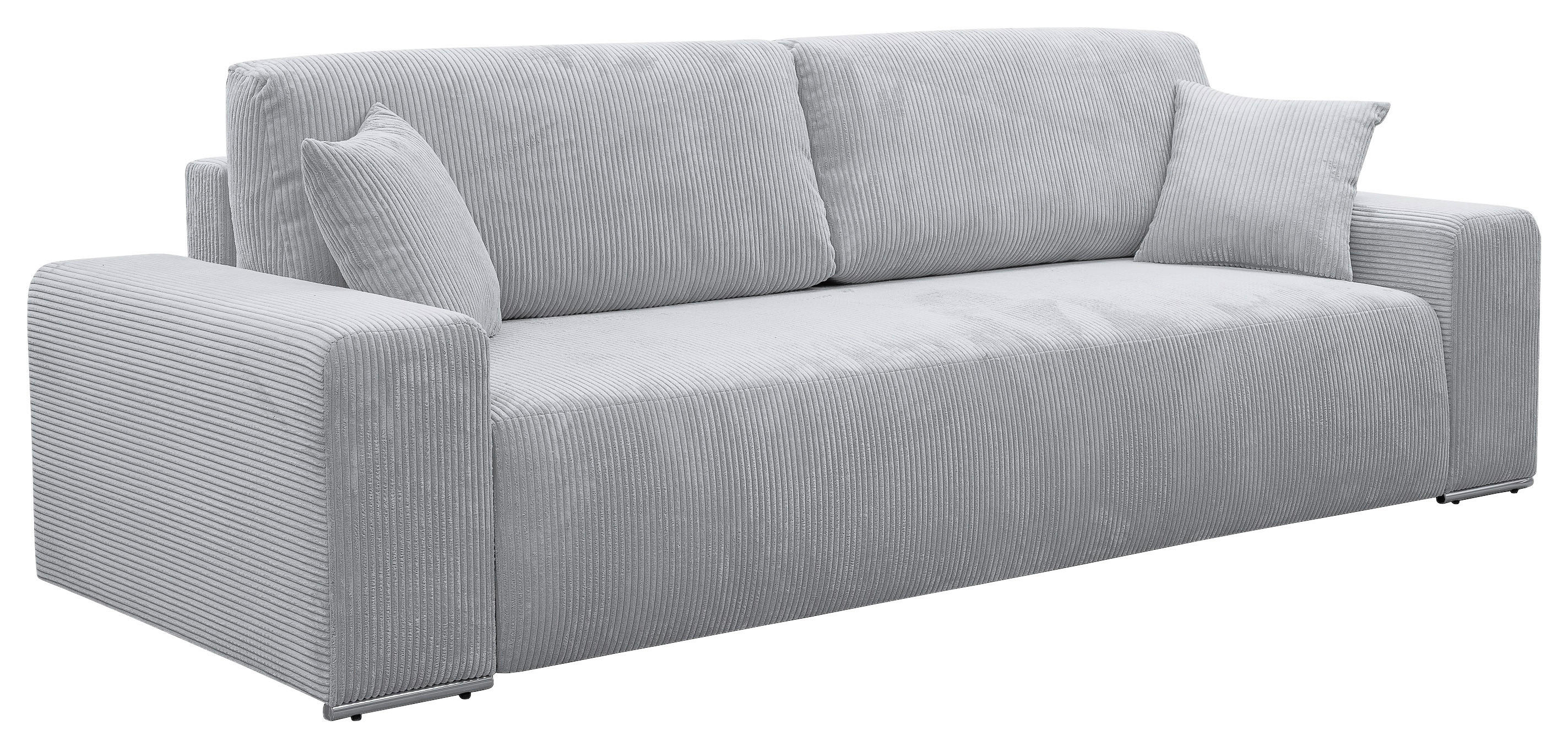 Schlafsofa Virginia grau B/H/T: ca. 257x87x102 cm