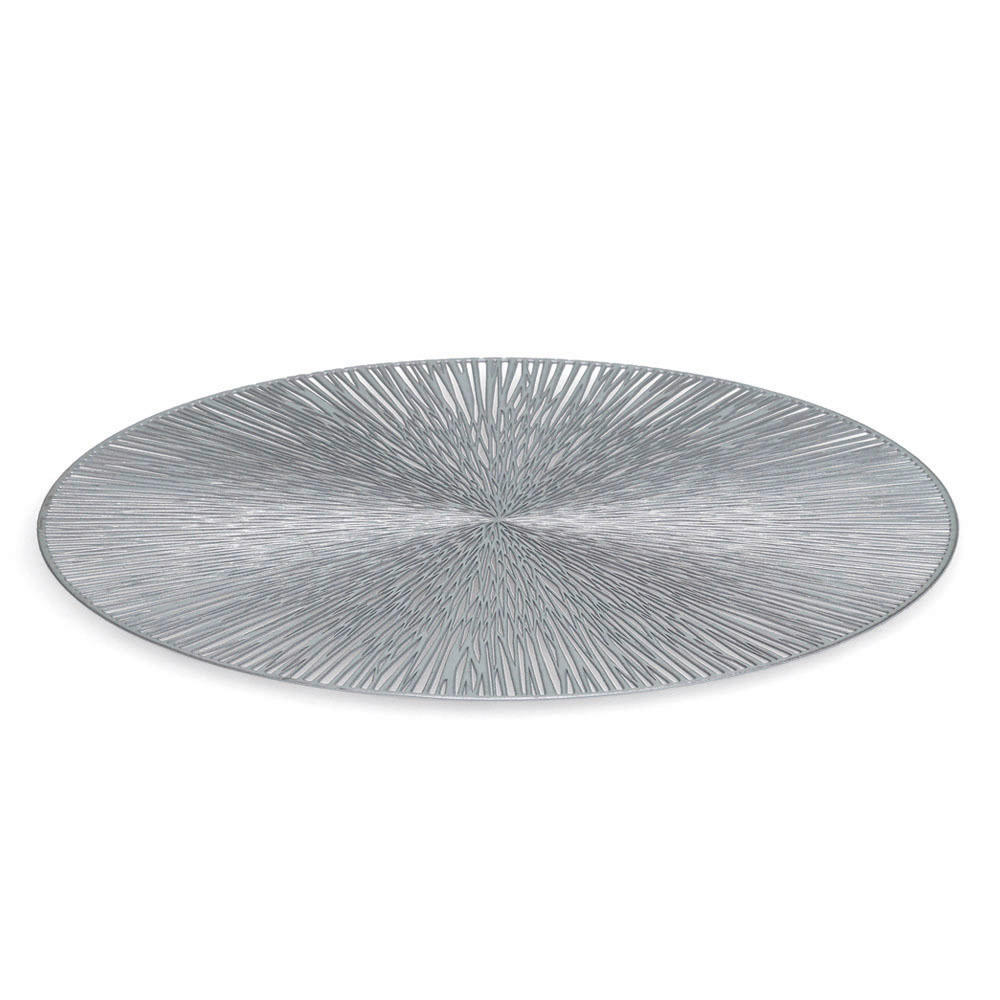 Zeller Platzset silber Kunststoff B/L: ca. 38x38 cm Platzset - silber (38,00/38,00cm) - Zeller