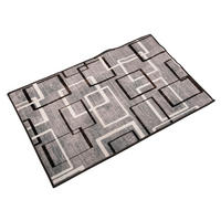 Badvorleger Badematte_Elisa Grafik 50x80cm - grau (80,00/50,00cm)