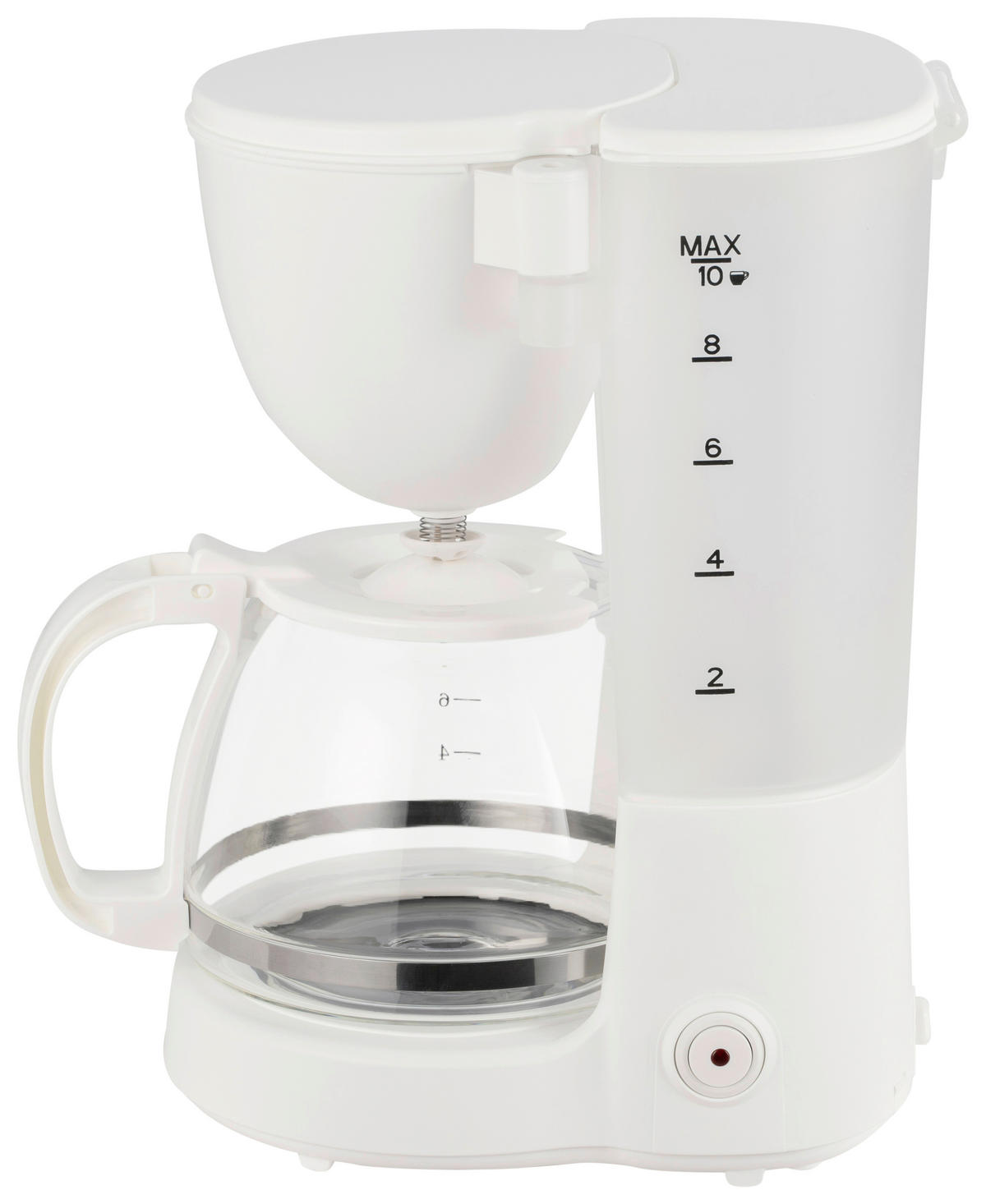 Kaffeeautomat CM9105E-GS weiß Kunststoff Glas Kaffeeautomat KaffeeFix - weiß (1,25l)