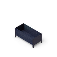 UPYARD Hochbeet MODERN schwarz Holz B/H/L: ca. 36x32x78 cm MODERN - schwarz (78,00/36,00/32,00cm) - UPYARD