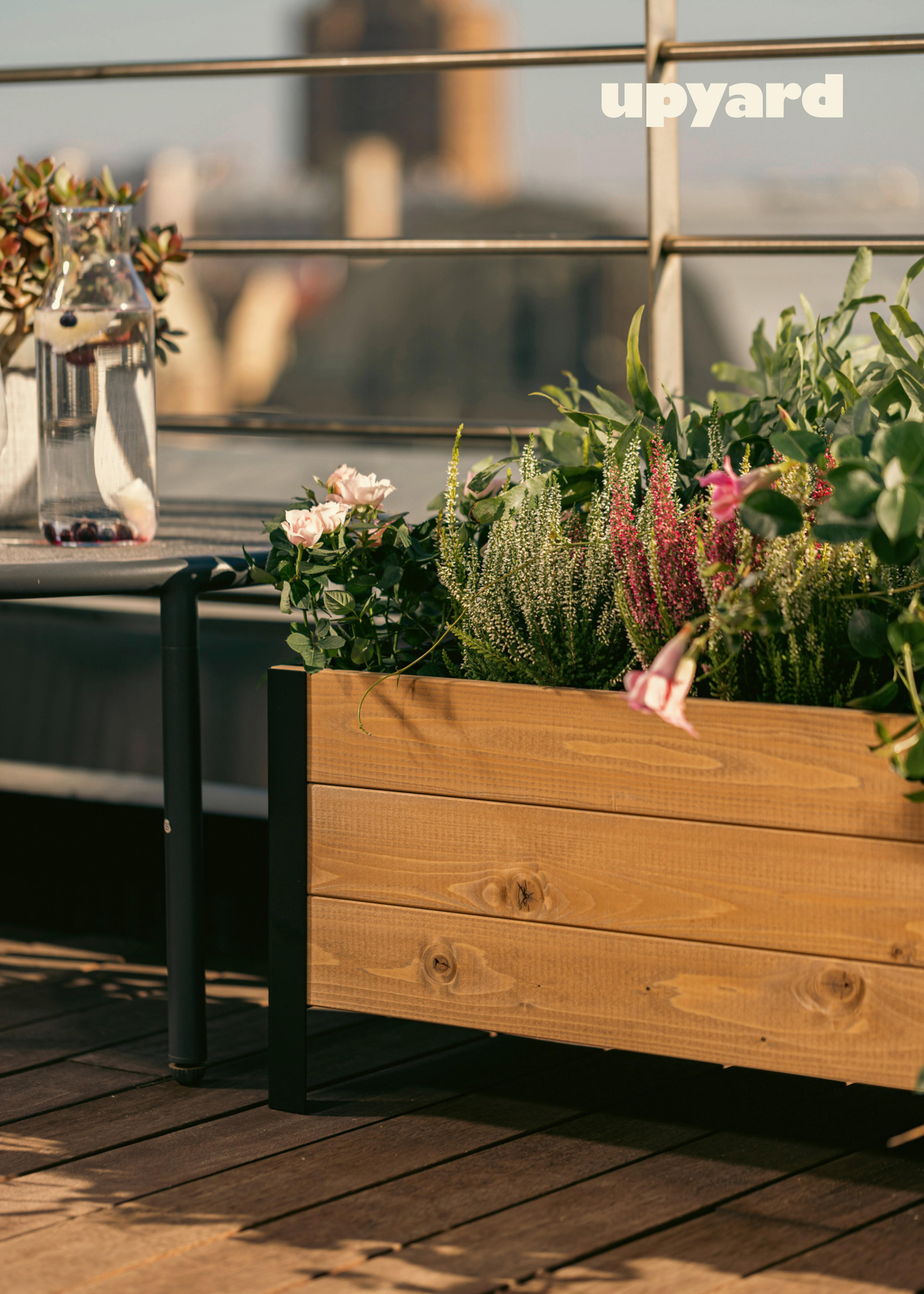 Thumbnail - UPYARD Hochbeet MODERN braun Holz B/H/L: ca. 36x32x58 cm