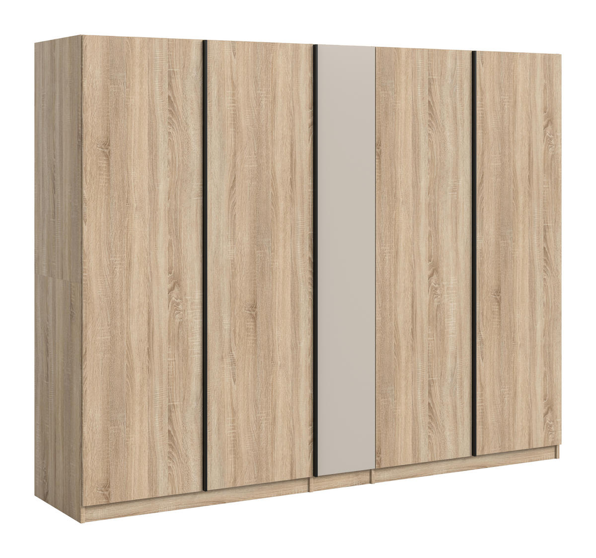Kleiderschrank OAKLAND Eiche Sonoma Nachbildung Cashmere B/H/T: ca. 230x183x53 cm OAKLAND - Eiche/Cashmere (230,00/183,00/53,00cm) - xonox.home