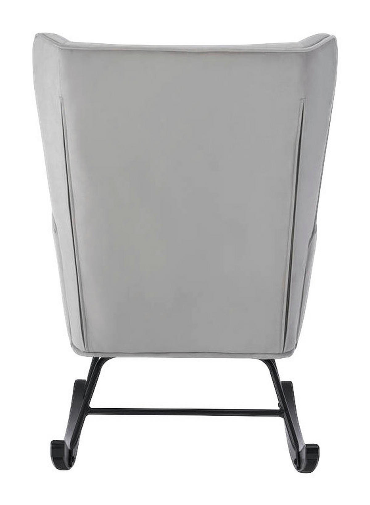 Schaukelstuhl Melorie 100 grau B/H/T: ca. 86x95x65 cm Melorie 100 - schwarz/grau (86,00/95,00/65,00cm) - 360 Living