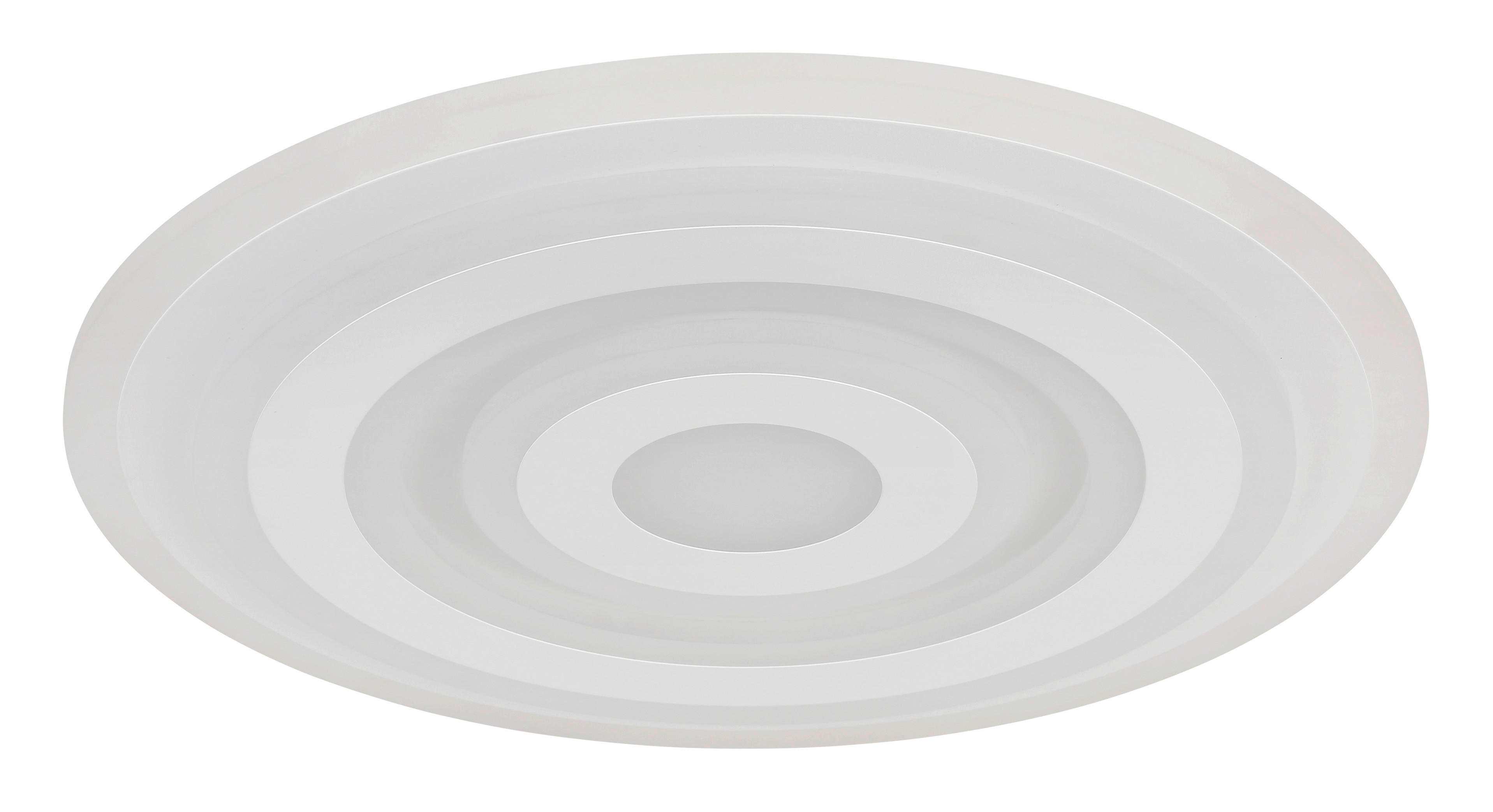 GLOBO LED-Deckenleuchte weiß Opal Metall Acryl H/D: ca. 5x40 cm 1 Brennstellen ALOIS - weiß/Opal (40,00/5,00cm) - GLOBO