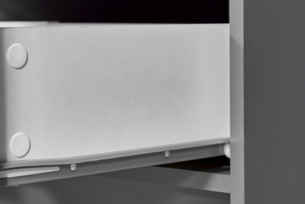 Regal Elenzio Graphit B/H/T: ca. 81,5x191,2x40 cm Elenzio - Graphit (81,50/191,20/40,00cm) - Inter Link