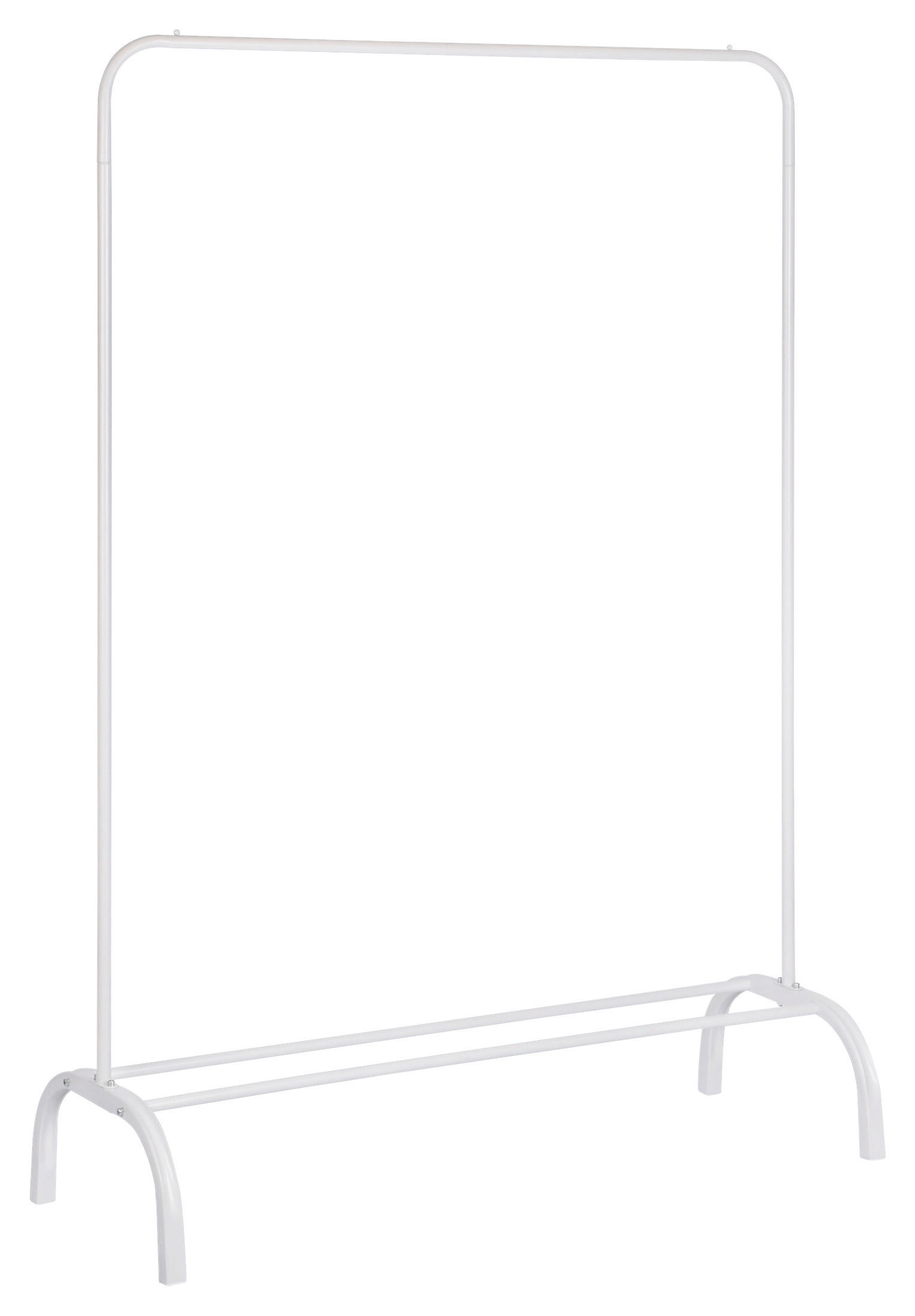 Thumbnail - POCOline Garderobenständer weiß Metall B/H/L: ca. 41x152x104 cm