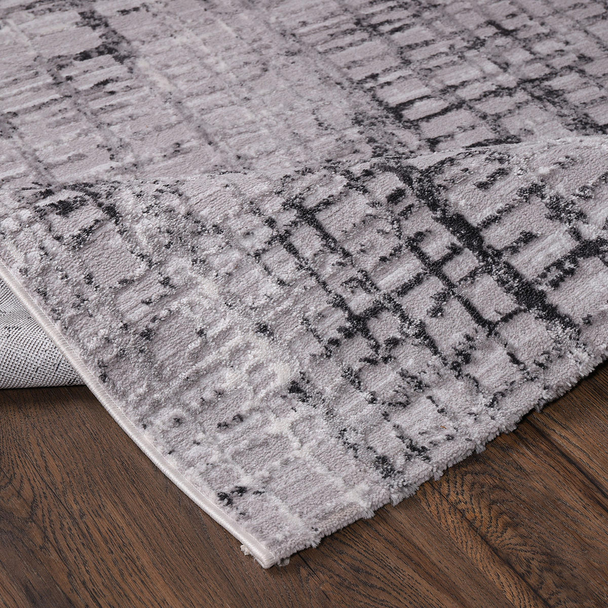 Sanat Teppich Evra hellgrau B/L: ca. 80x300 cm Evra - hellgrau (80,00/300,00cm) - Sanat