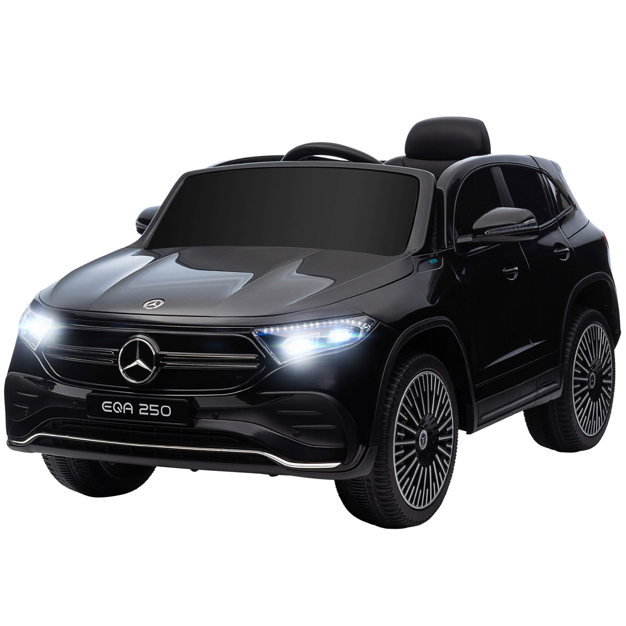 HOMCOM Kinderauto schwarz B/H/L: ca. 69x111,5x52,5 cm Elektro-Kinderauto - schwarz (52,50/69,00/111,50cm) - HOMCOM