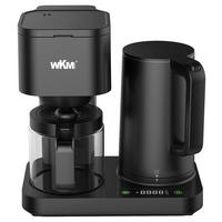 WKM 2 in 1 Kaffeemaschine und Wasserkocher KWK-1600 schwarz Kunststoff Glas Kaffeemaschine/u.Wasserkocher_2in1 - schwarz - WKM