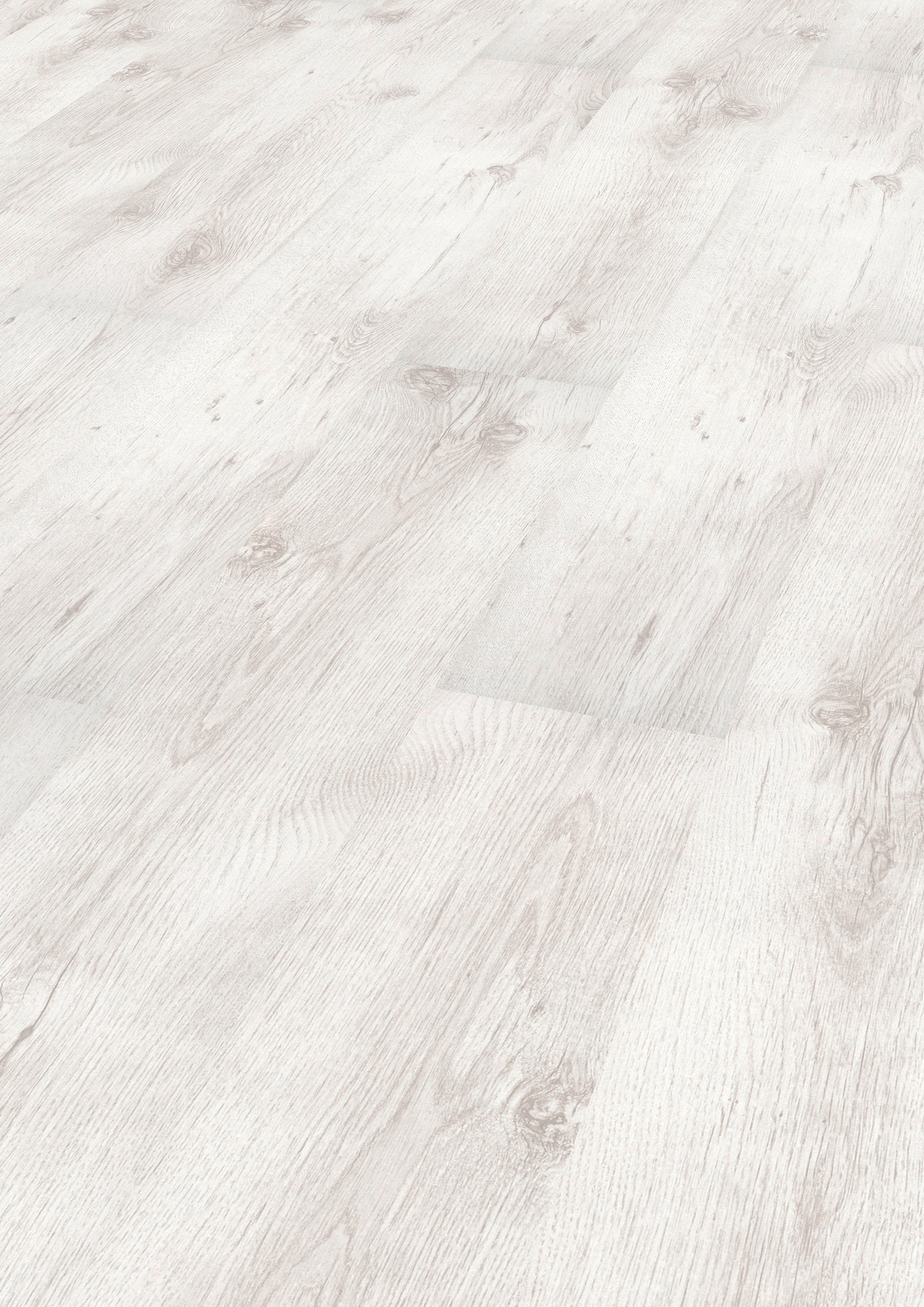 Laminatboden Eiche weiß ca. 2,39 m² im Paket  B/L: ca. 19,3x137,6 cm pro Paket Eiche weiß ca. 2,39 m² im Paket - (19,30/137,60cm)