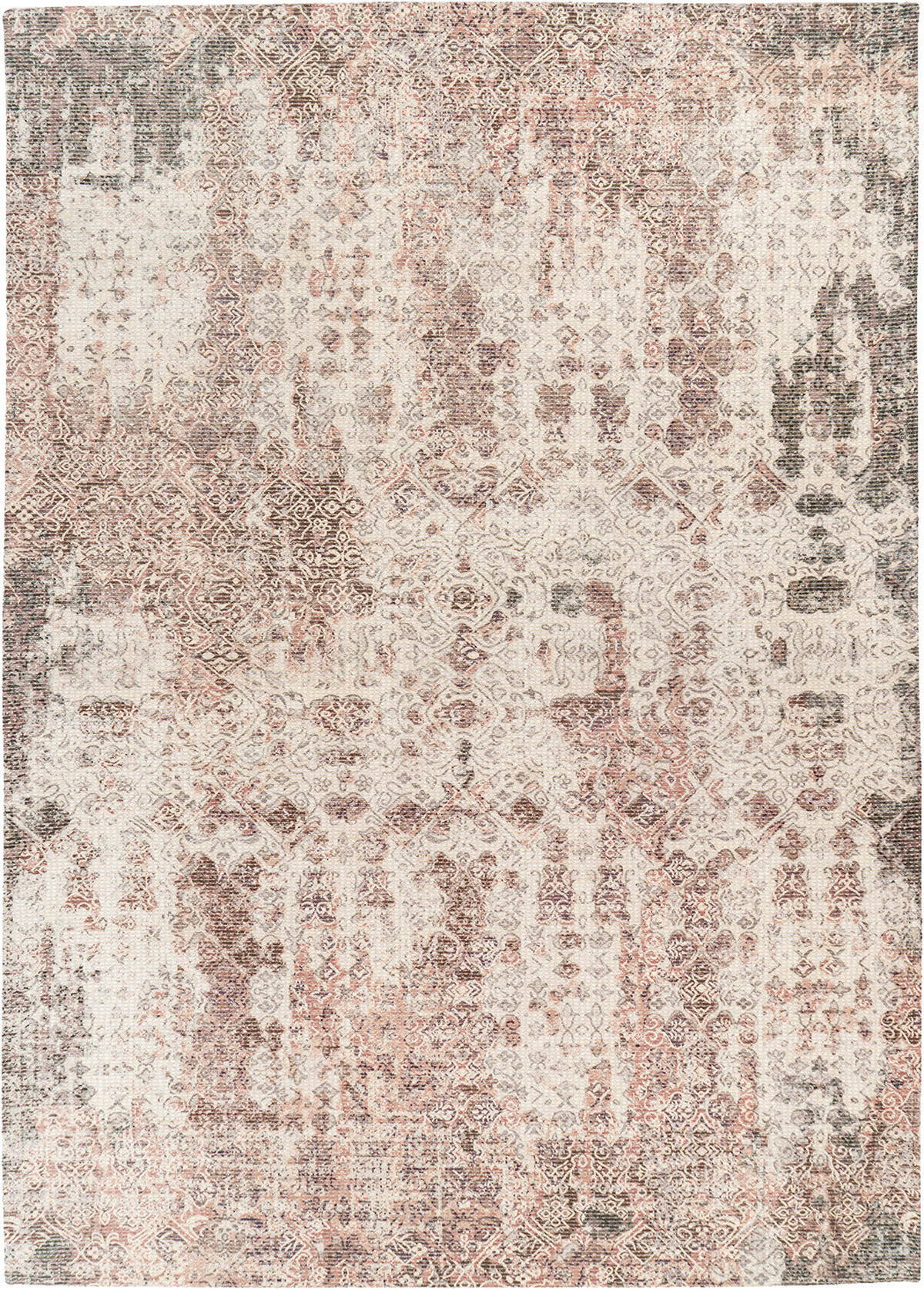 Kayoom Flachflorteppich Perry 225 rost B/L: ca. 120x170 cm Perry 225 - rost (120,00/170,00cm) - Kayoom