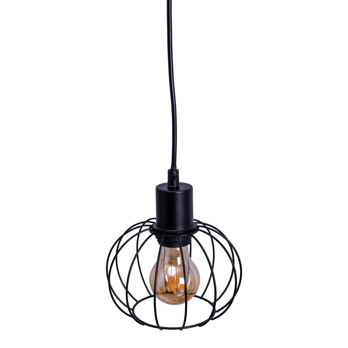 Näve Leuchten Pendelleuchte NV7094322 schwarz Metall B/H/T: ca. 13x150x100 cm E27 4 Brennstellen Woodland - schwarz (13,00/150,00/100,00cm) - Näve Leuchten