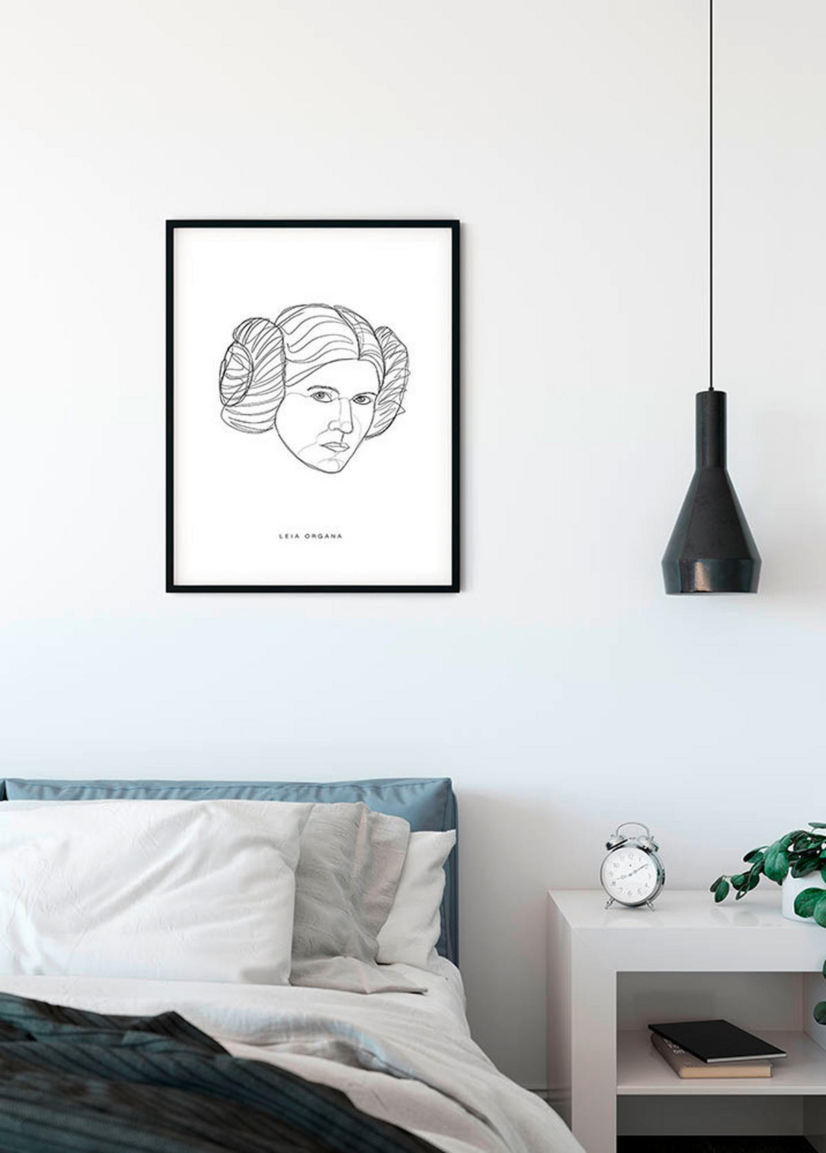 Komar Poster Star Wars Classic Force Faces Leia Star Wars B/L: ca. 50x70 cm Star Wars Classic Force Faces Leia - (50,00/70,00cm) - Komar