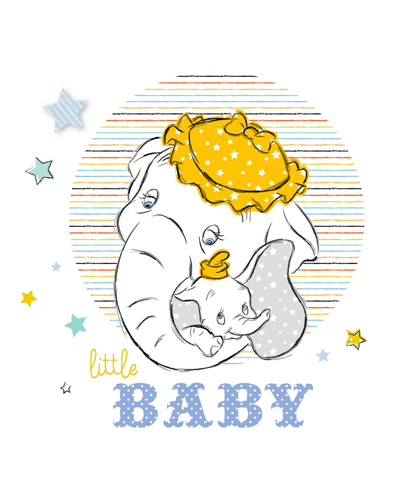 Komar Wandbild Dumbo Little Baby Disney B/L: ca. 40x50 cm