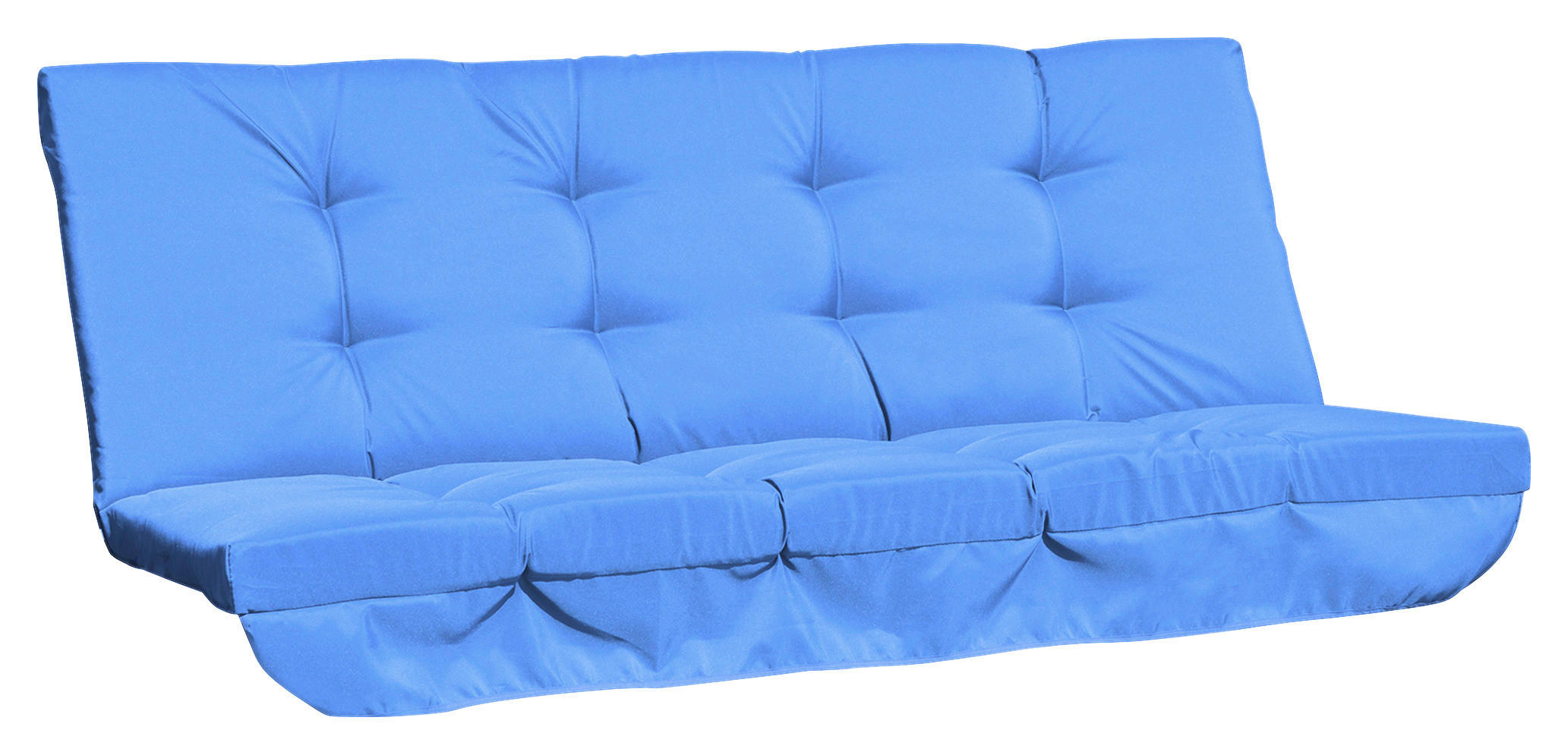 Outsunny Sitzkissen blau Polyester B/H/L: ca. 100x8x170 cm Sitzkissen - blau (170,00/100,00/8,00cm) - Outsunny