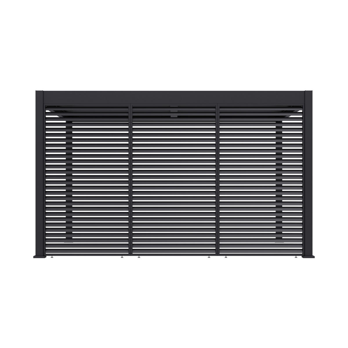 Paragon Outdoor Lamellen-Sichtschutz Grand Tuscan grau Aluminium B/H: ca. 135x234 cm Grand Tuscan - grau (135,00/234,00cm) - Paragon Outdoor