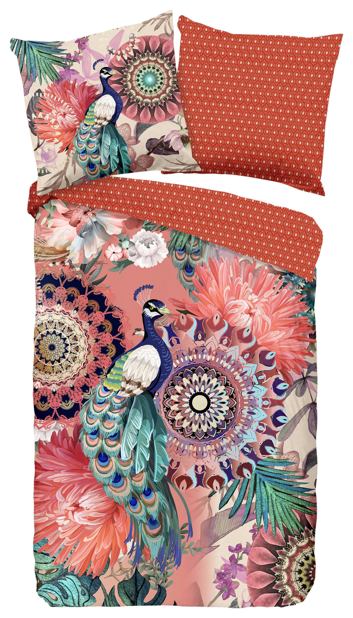 Baumwoll Bettwäsche Lynouk Satin Lynouk - Multi (135,00/200,00cm) - HIP