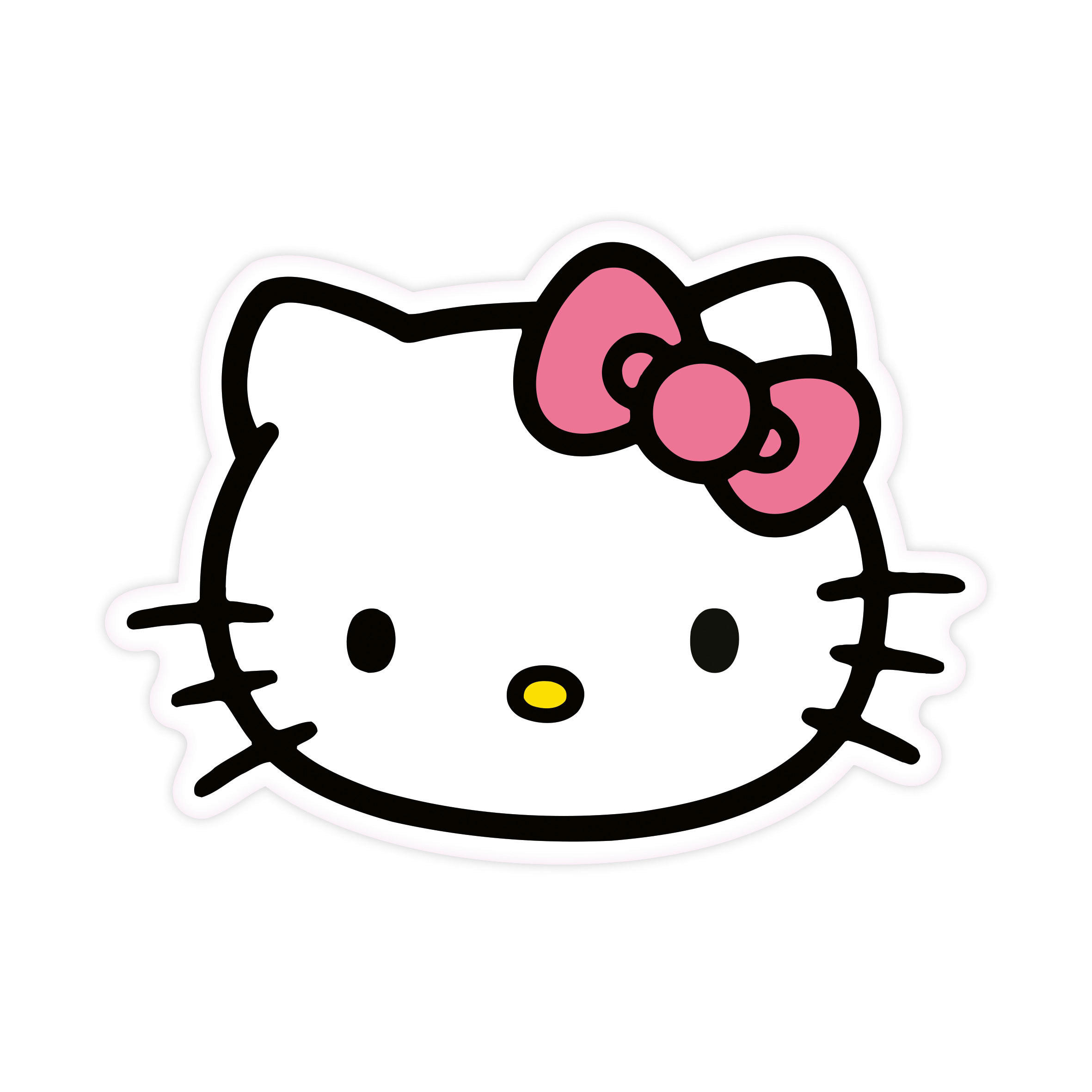 Dekokissen Konturenkissen Hello Kitty - bunt (26,00/36,00cm) - Hello Kitty