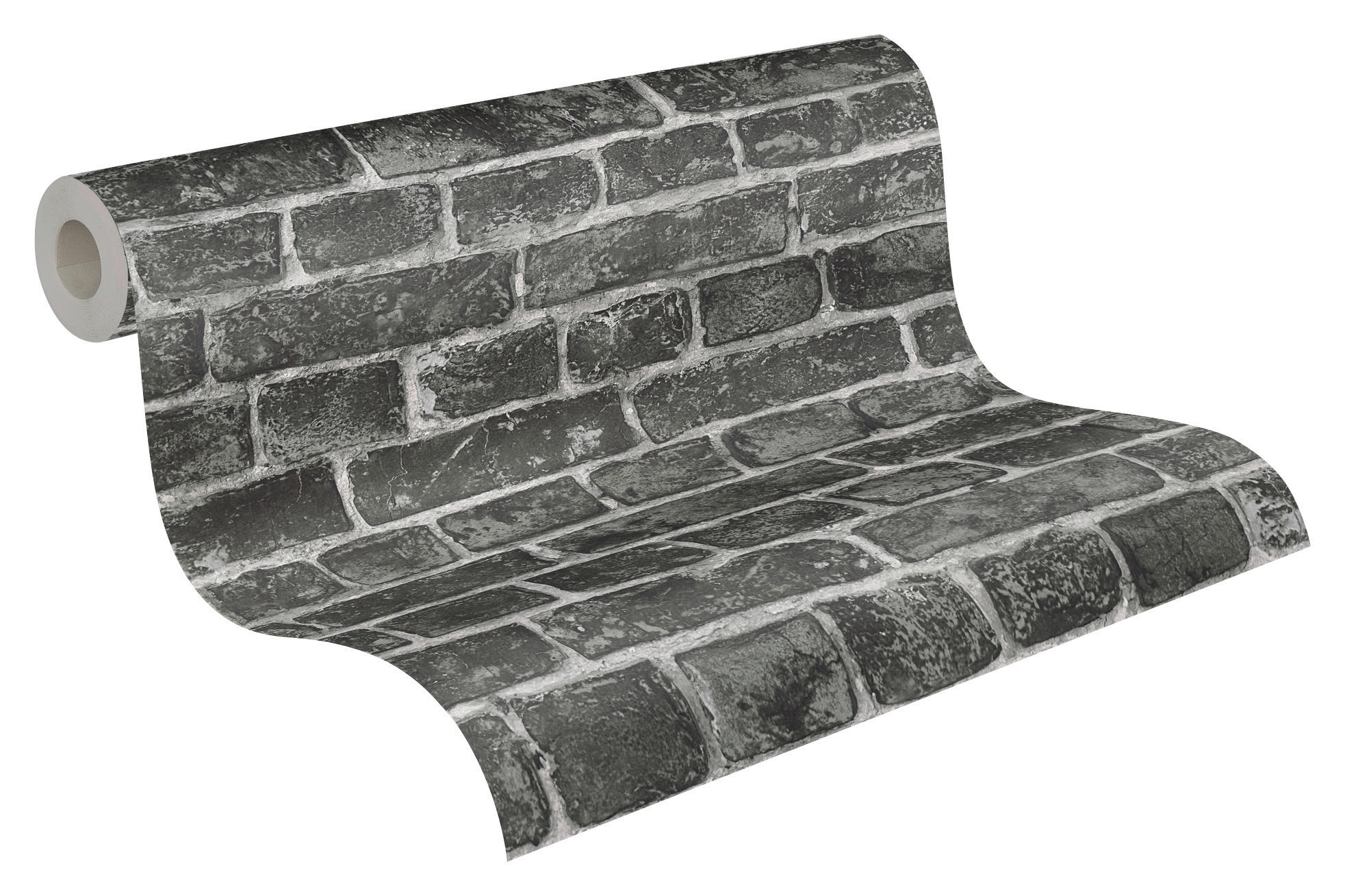 A.S.Création Vliestapete grau schwarz B/H/D: ca. 53x1005x7 cm Vliestapete - schwarz/grau (7,00/1005,00cm) - A.S.Creation