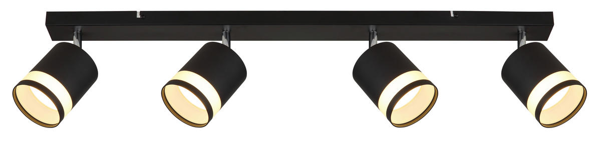 GLOBO Strahler Lucero - schwarz/Opal (80,00/8,20/18,50cm) - GLOBO