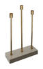 Kayoom Kerzenständer Art Deco 300 Art Deco 300 - gold/taupe (26,00/39,50/9,00cm) - Kayoom