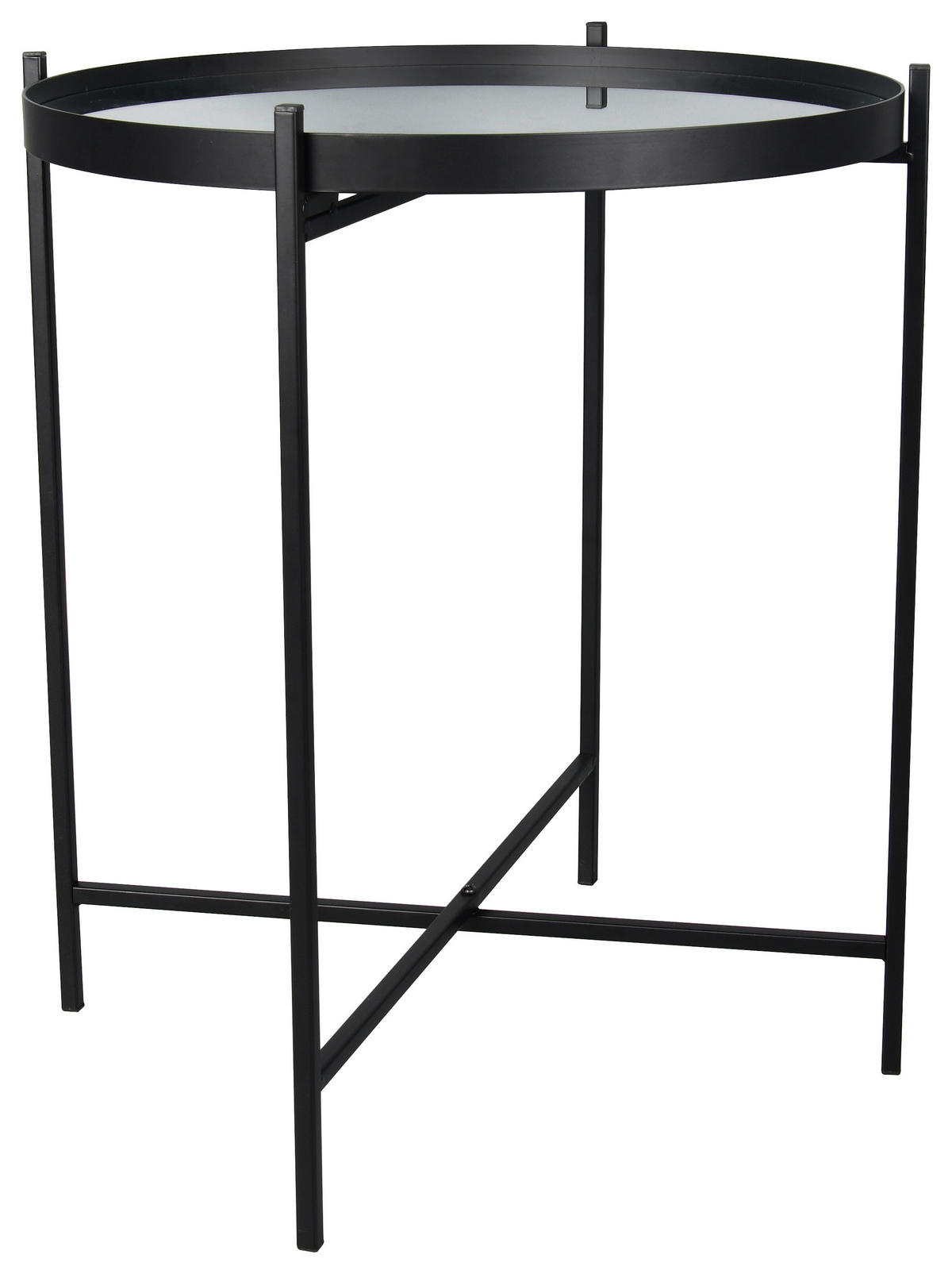 Beistelltisch Verena schwarz H/D: ca. 51x45 cm Verena - schwarz (45,00/51,00cm)