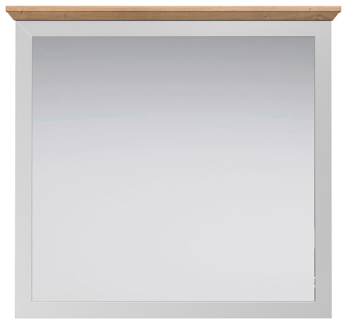 Wandspiegel Landside Lichtgrau Eiche Artisan Nachbildung B/H/T: ca. 91x82x4 cm Landside - Lichtgrau/Eiche (91,00/82,00/4,00cm) - Trendteam